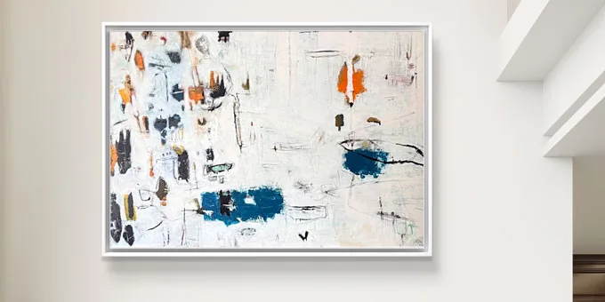 Still Miss You, 120 x 80 cm, Mixed Media Painting on Canvas