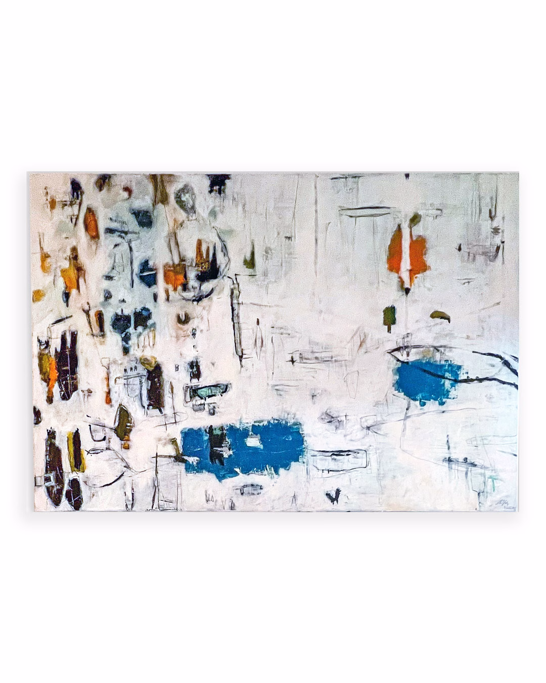 Still Miss You, Mixed Media Painting on Canvas 120 x 80 cm