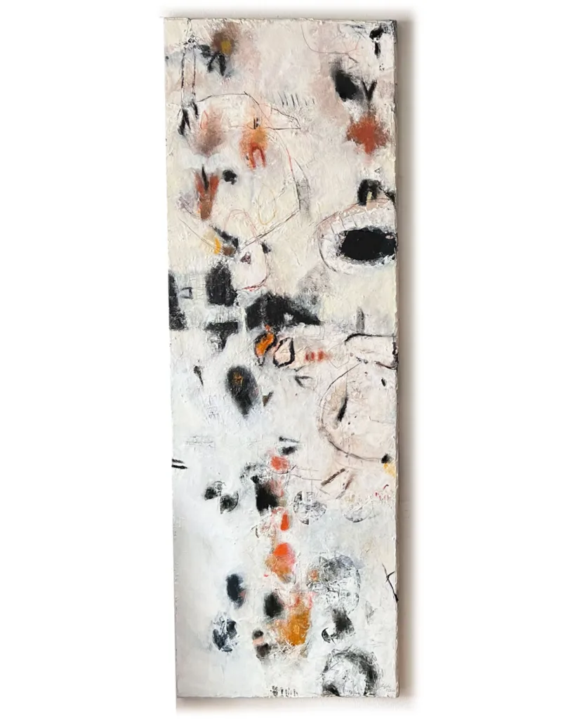 "Day & Night", Mixed Media on Canvas, 40 x 120 cm