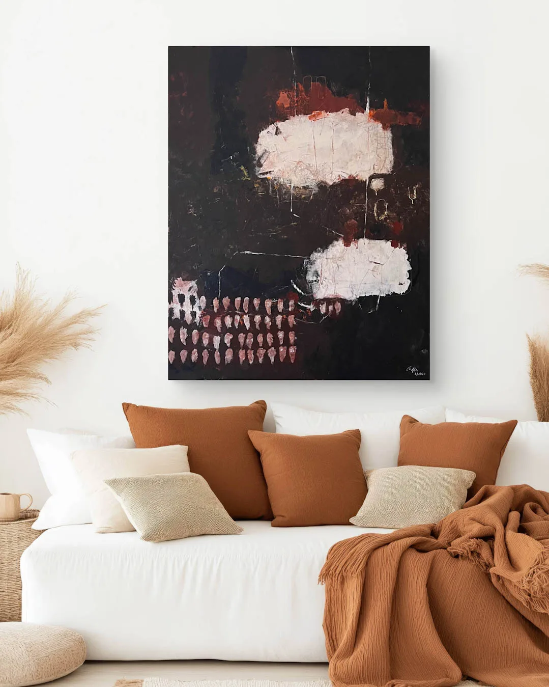 "Break Through the Darkness", Acrylic Painting on Canvas, 80 x 100 cm, 2025