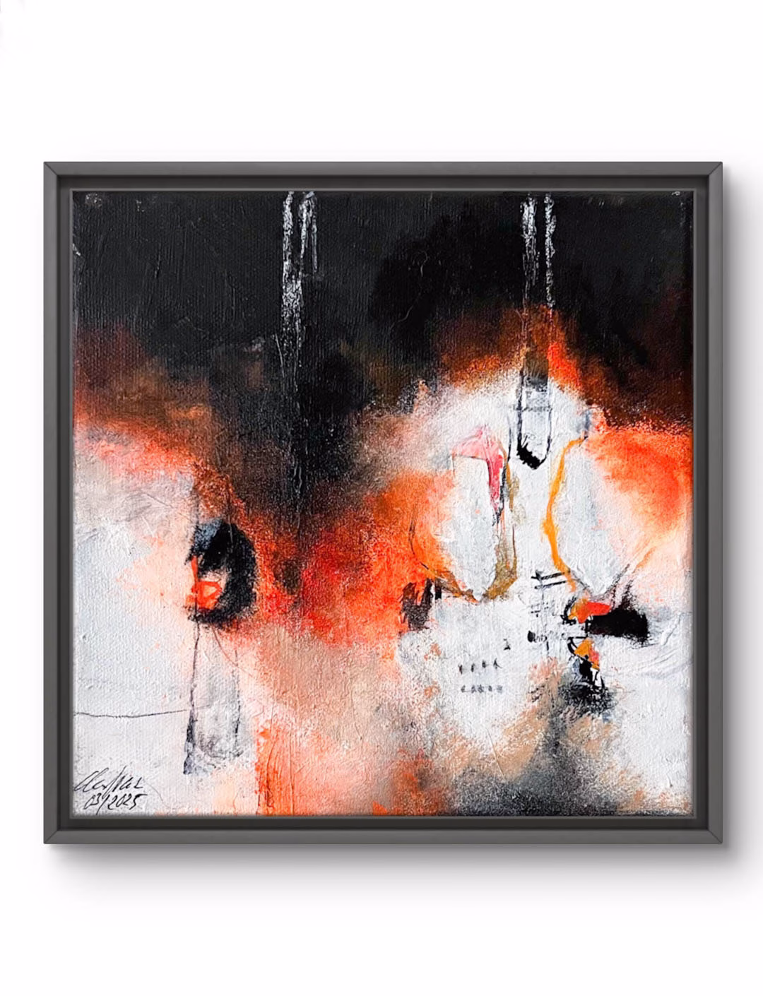 Figure It Out, Acrylic Painting, 20 x 20 cm, 03/2025