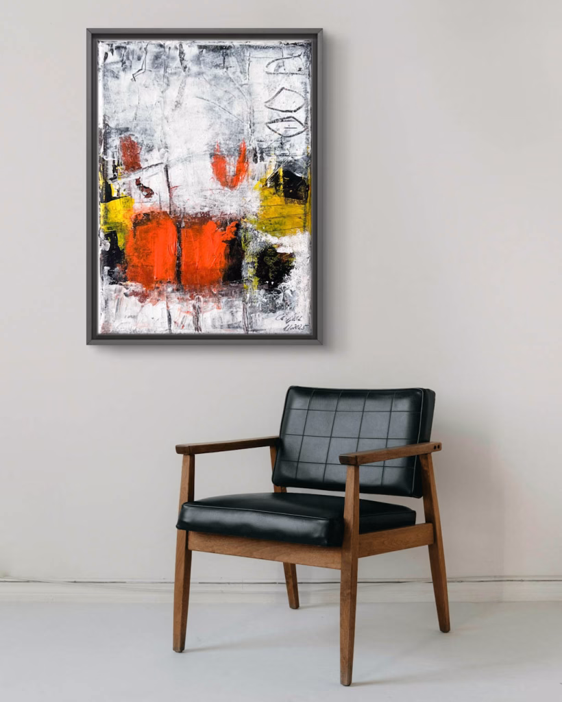 Together 2, 01/2025, Acrylic Painting, 13 x 18 cm