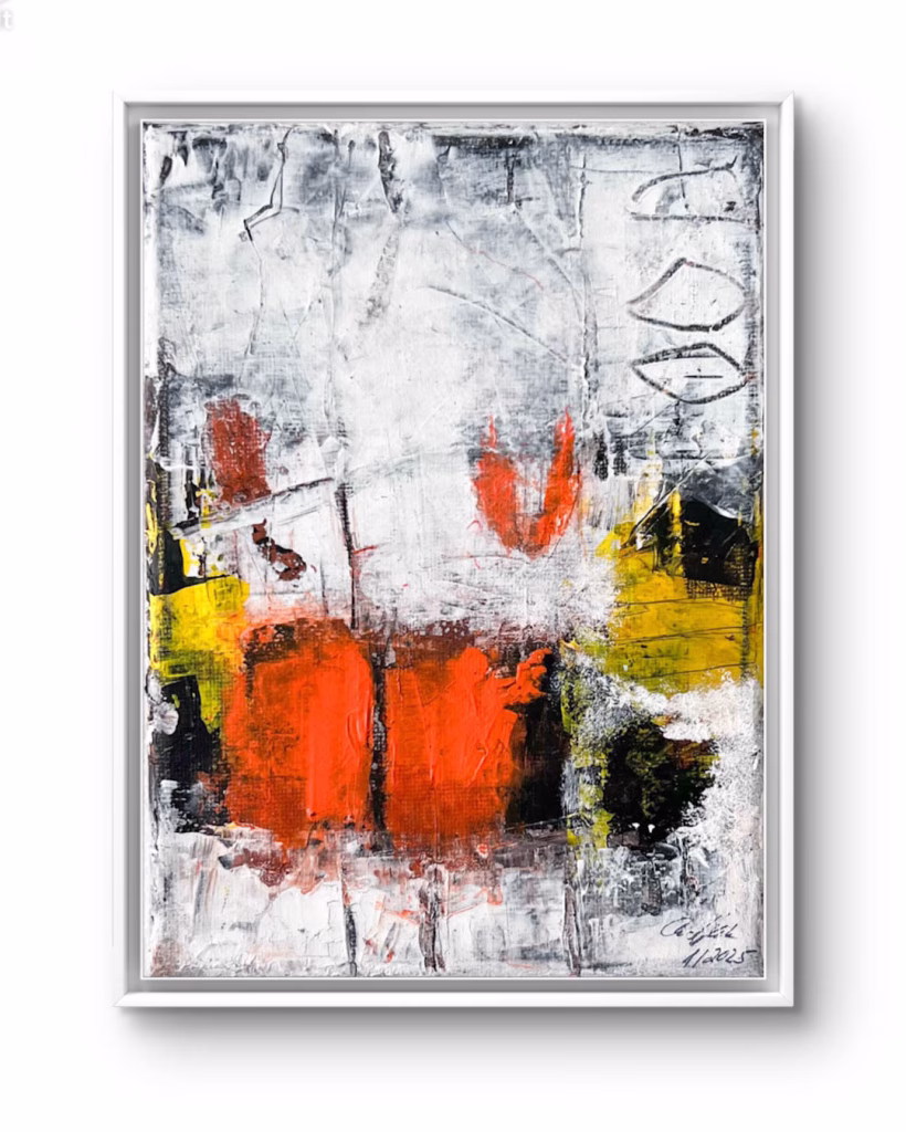 Together 2, 01/2025, Acrylic Painting, 13 x 18 cm