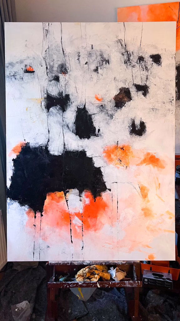Christina Eva Walz, Fragile but Bold, 100 x 140cm, Juli 2025
