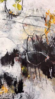 Lose yourself in these colors and shapes. ✨
Discover the magic of details, lines, marks and layers.
Are you excited to see the finished artwork? 
Leave a comment and let me know.
👉 Follow @walz.art and see the result.
#walzart #artforsale #berlinart #artforyourhome #artzoom #artdetails #mixedmediaartwork #contemparyart #largepainting #boldart #abstraktekunst #berlinerkünstlerin