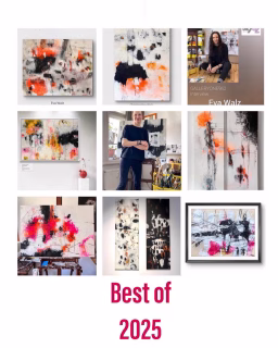 Stepping into the new year with gratitude and momentum. 👩🏻‍🎨🎨
Looking back at moments, works, and exhibitions that shaped 2025 — and carrying them forward into what’s next.
Thank you for being part of this journey. New ideas, new works, and new chapters are already in motion.
Which piece or moment from this year stayed with you most?
Save this post, follow along, and turn on notifications to see what unfolds next.
#BestOf2025 #WalzArt #AbstractArt #ArtistJourney #ContemporaryArt