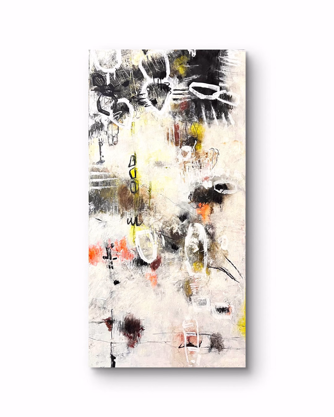 Stop Making Sense, Triptychon, je 50 x 100 cm (19.7 × 39.4 in), 2025