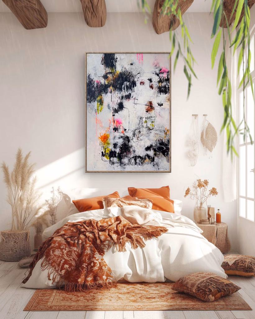 Urban Landscapes Metropolitan Pulse, Mixed Media on Canvas, 100 x 140 cm, 2025