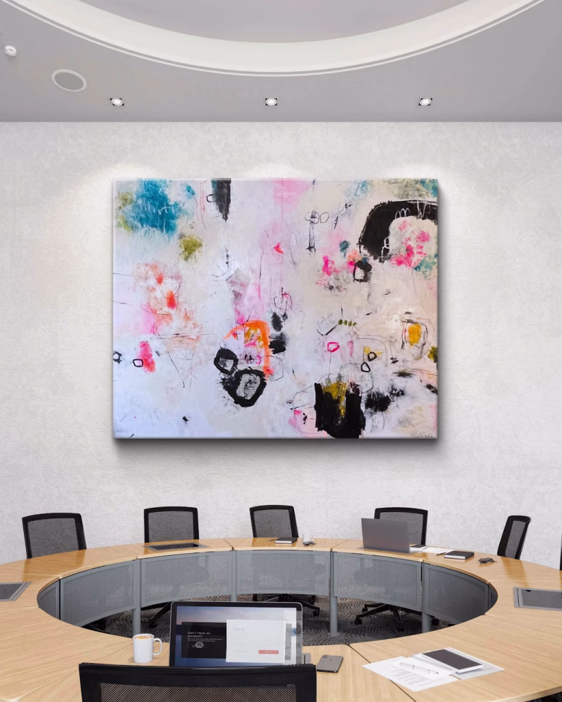 Urban Playground, 150 x 120 cm (59 x 47 in), großes Format auf Leinwand