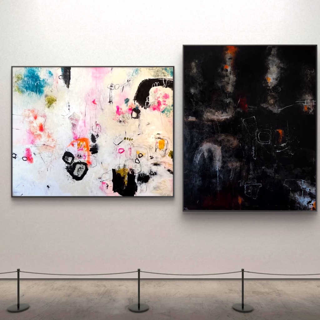 Urban Playground, 150 x 120 cm (59 x 47 in), großes Format auf Leinwand