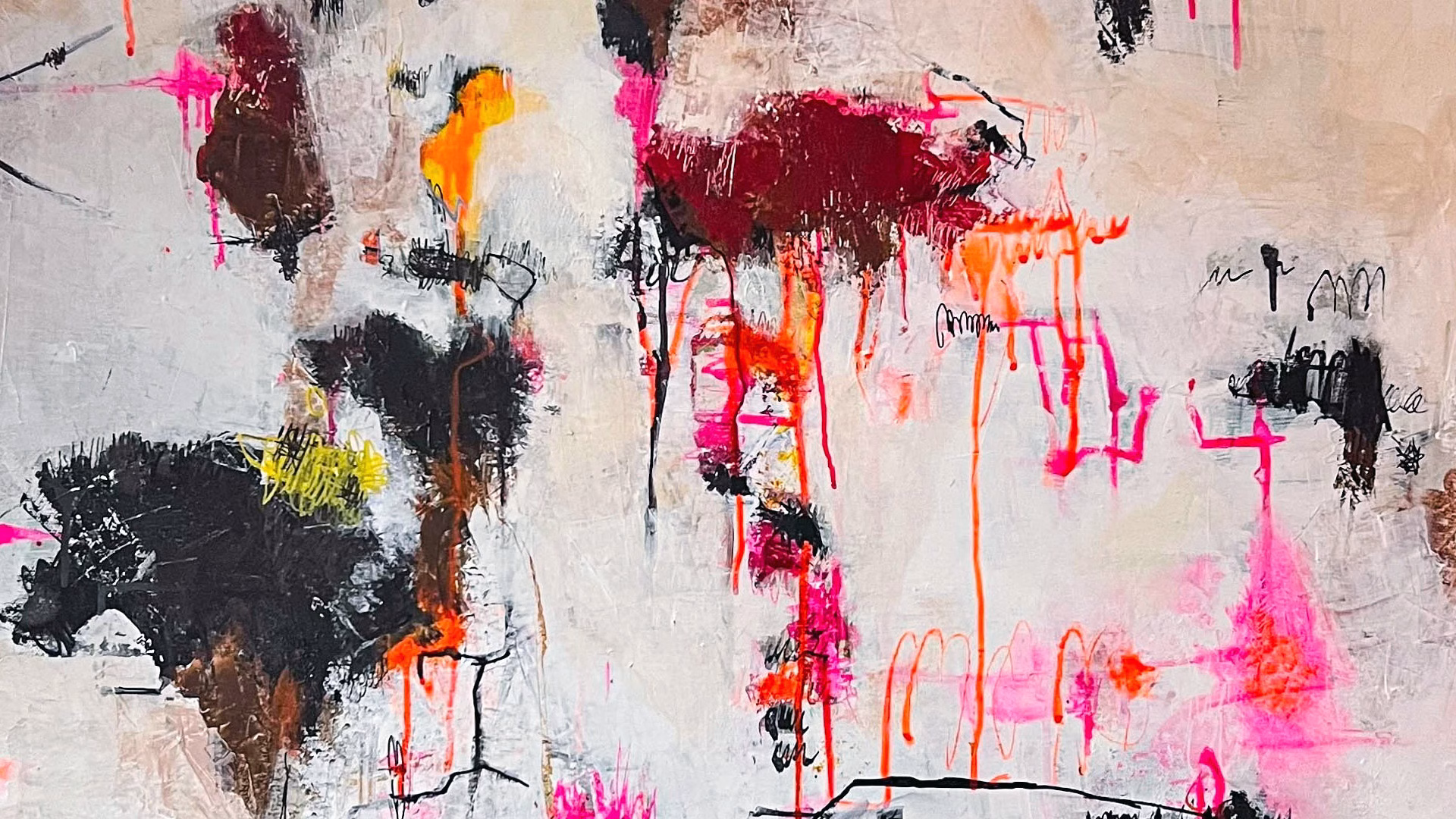 Raw Symphony, Mixed Media Painting on Canvas, 80 x 80 cm, 2025 Raw Symphony, Mixed Media Painting on Canvas, 80 x 80 cm, 2025