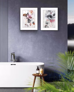 Two mixed media works on paper — light, layered, and full of quiet tension.
They bring subtle movement and depth into a space without dominating it.

Art that reveals itself slowly and grows with the room.
If you can imagine them on your wall, feel free to get in touch or explore more works via the link in my bio.
DMs and inquiries are always welcome.

#MixedMediaArt #WorksOnPaper #ArtForInteriors #ContemporaryArt #ArtCollectors