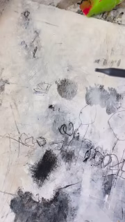 A quieter moment — easy to miss, but full of movement.
Still in progress, this monochrome piece explores tension, erosion, and quiet transformation. Layers are built, scratched, erased — until something raw and honest begins to emerge.
Nothing is fixed yet. And that’s the point.
➡️ What do you see forming here? I’d love to hear your thoughts.
#workinprogress #abstractart #contemporarypainting #artprocess #walzart