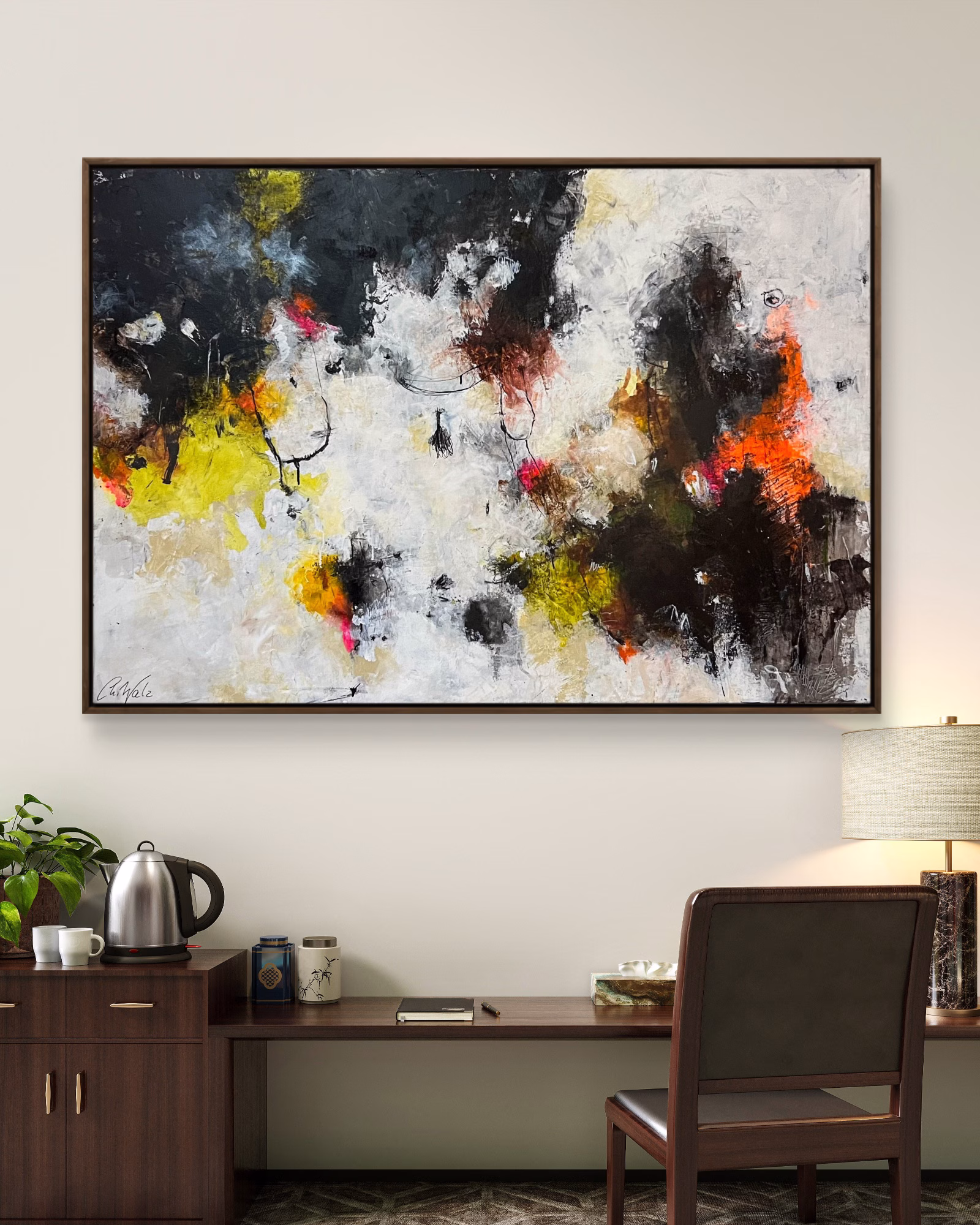 What Was and What Remains – Dramatisches großformatiges Bild