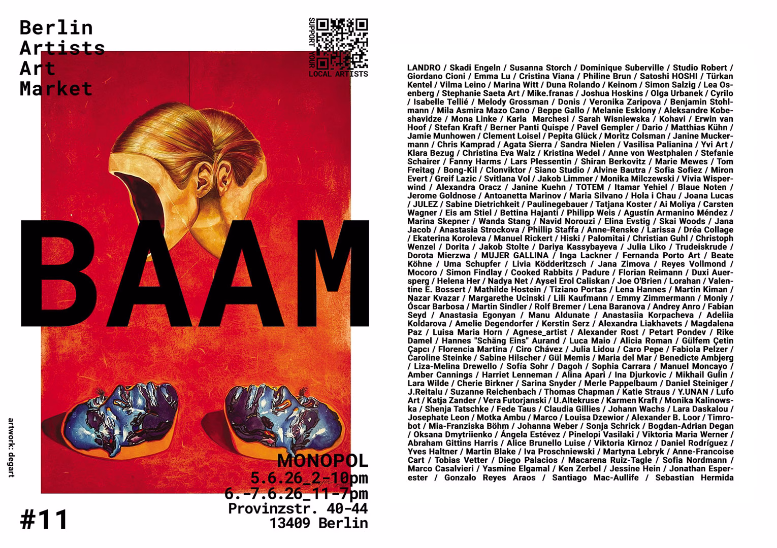 BAAM #11 –Christina Eva Walz auf dem Berlin Art Artist Market im Monopol Berlin