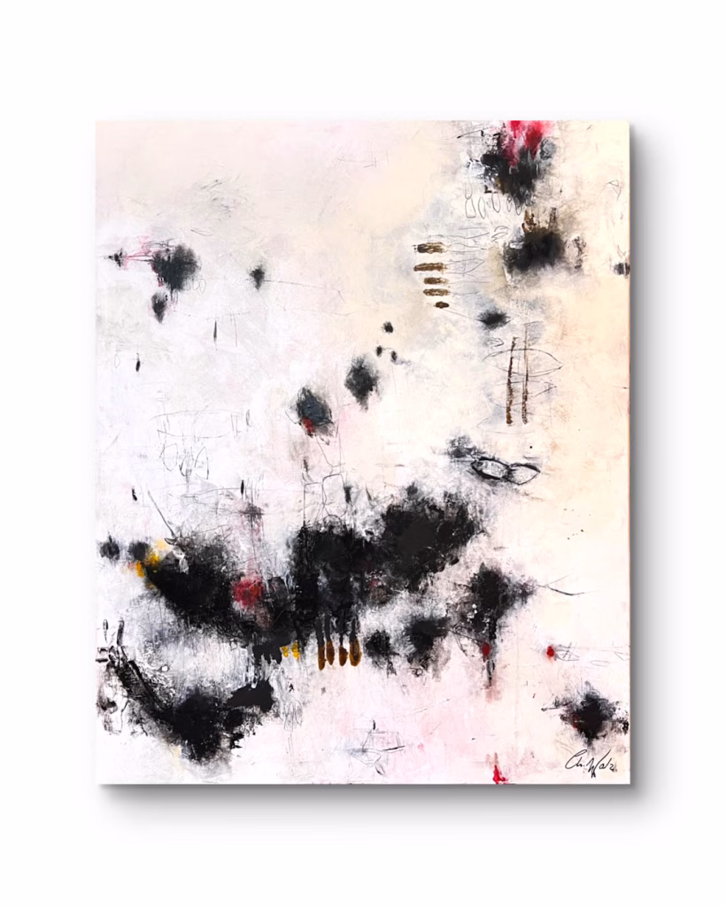 Unspoken Mixed Media auf Leinwand 100 × 80 cm | 39.4 × 31.5 inches