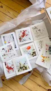 They’ve arrived. 👀
But… what will they become?
These fine art prints are about to get my personal treatment — paint, drawing, collage, layers, traces and a little bit of transformation.
Each will become a one-of-a-kind artwork.
No two will be alike.
And yes — this means you can own a unique, hand-finished piece of my art without needing the budget for a large original canvas.
Curious to see the transformation?
Follow along — the reveal is coming. ✨
#OneOfAKindArt #MixedMediaArt #ContemporaryArt #ArtCollectors #CollectOriginalArt